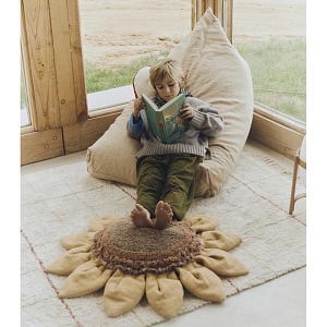 Подушка интерьерная Lorena Canals "Подсолнух", 90 х 90 см